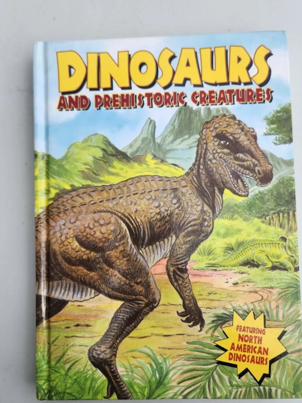 Vintage Dinosaurs And Prehistoric Creatures Education Learning Hardcover Book 97